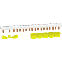Peigne Monobloc Schneider R9pxh210 1p+n 63a 10 Modules Avec Cache-dents 5 Modules Resi9 - Bricoman
