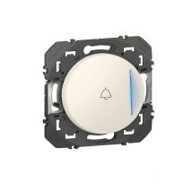 Poussoir Simple Avec Voyant Lumineux Et Marquage Sonnette Dooxie 6a Finition Blanc Legrand 600018 - Bricoman