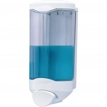 Distributeur De Savon Mural Transparent À Poussoir Sanindusa Luxe Réserve De Savon 1 Litre - Bricoman