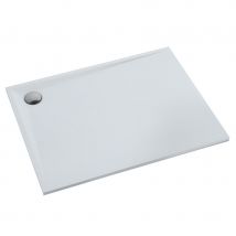 Receveur De Douche Rectangulaire Extra Plat Antidérapant Smooth White Couleur : Blanc 100 X 90 Cm Cres - Bricoman