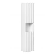 Meuble Colonne De Salle De Bain À Suspendre Nova Blanc 30 X 140 Cm - Bricoman