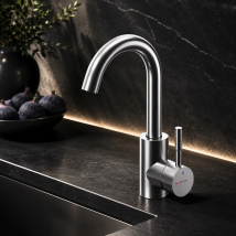 Robinet De Cuisine 360° Rotatif En Acier Inoxydable, Mitigeur De Cuisine Avec Aérateur Détachable – Robinet Moderne Pour Évier De Cuisine Am.pm - 