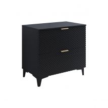 Meuble Sous-vasque 80cm Sur Pieds Cléa Noir - Bricoman