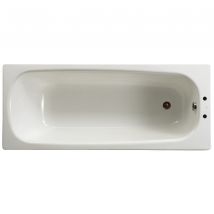Baignoire Contesa 160x70cm 180 Litres Percée 2 Trous Sans Pieds - Tecnomat
