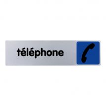Plaque De Porte Téléphone - Couleur 170x45mm - 4033662 - Bricoman