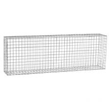 Gabion Acier Galvanisé L180 X H60 X Pr.30 Cm Tirants Et Crampons Inclus - Bricoman