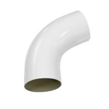 Coude De Tuyau De Descente Blanc Diam.80 Mm En Aluminium À Angle De 72° Aluhome - Bricoman