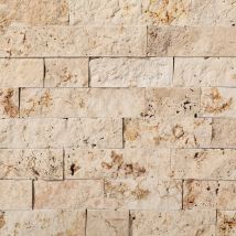 Brique De Parement Travertin Beige Nuancé Llx5 Cm (lot De 1 M²) - Ro'ma Nature - Bricoman