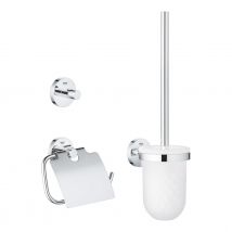 Ensemble D'Accessoires Pour Toilette 3 En 1 Chromé Essentials Grohe - Bricoman