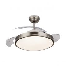 Ventilateur De Plafond Avec Lumière Philips Atlas Nikel 450 Lm 28 W - Bricoman