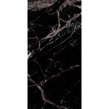 Carrelage Sol/mur Effet Marbre Noir Chris Full Lappato Int/ext L.120 X L.60 Cm Majorca Tiffany - Bricoman
