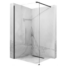 Paroi De Douche Rea Aero 110 Black - Bricoman