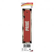 Plaque Vintage Privé - Adhésif 170x45mm - 4019444 - Bricoman