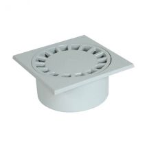 Nicoll Siphon Cour 20x20 Sorties 80/90 Gris Clair - Bricoman