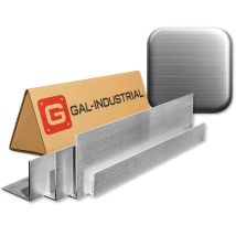 Corniere En Aluminium Finition Brossée 20x20x2mm 250cm Aluminium Pa38 + Coupe Sur Mesure - Bricoman