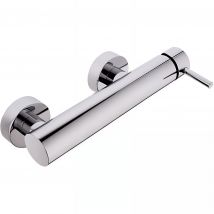 Mitigeur De Douche Épuré Mural Commande Latérale Sanindusa Icone Chromé Livré Avec Raccords Excentrés Et Rosaces - Bricoman