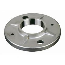 Support Platine Connexion De Tube Rond - Diamètre 100mm Pour Tube Ø42,4mm Hauteur 15mm - Inox 316 - À Souder - Bricoman
