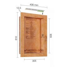 Kit Niche À Encastrer Avec Éclairage Led - Kerdi Board Nlt 305 X 508 X 89 Mm Schluter - Blanc Neutre - Bricoman
