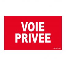 Panneau Voie Privée - Rigide 330x200mm - 4160979 - Bricoman