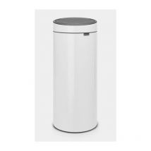 Brabantia Poubelle Touch Bin New - 30l - Blanc - Bricoman