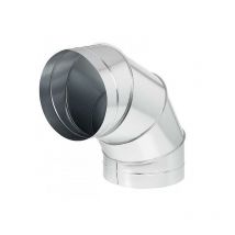Coude Vmc 90° Acier Galvanisé Pour Gaines Ventilation - Diamètre (mm): 315 - Bricoman