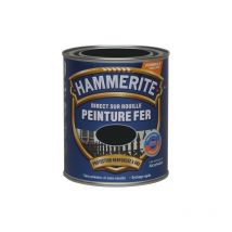 Hammerite Fer Satine 0l75 Noir Hammerite - 5093690 - Bricoman