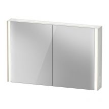 Armoire Miroir Xviu 800x1220x156mm Noir Mat Avec Éclairage, Version Icon Duravit - Bricoman