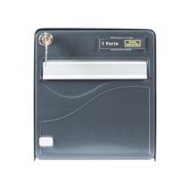 Boite Aux Lettres Normalisée Balutic 2 Portes Anthracite - Bricoman