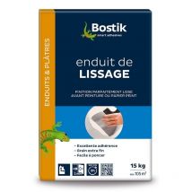 Enduit Lissage Poudre Bostik - 15kg - Bricoman