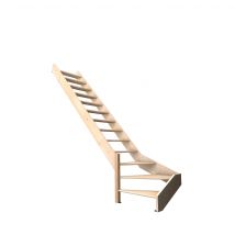 Escalier Bois Hêtre Quart-tournant Gauche, Nostra Kordo - Bricoman