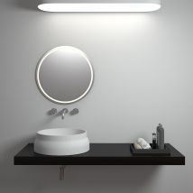 Vasque Ronde À Poser Blanc Mat - Impfondo - Bricoman