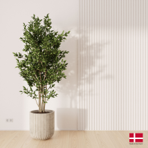 2 X Panneaux Acoustiques Décoratifs Muraux En Blanc Mat – 240x32 Cm | Nordic Acoustics - Bricoman