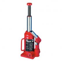 Cric Hydraulique Bouteille - 2 Tonnes - Rouge - Bricoman