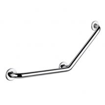 Barre De Maintien Coudée 3 Points 135 Degrés 400x400 Inox Delabie - Bricoman