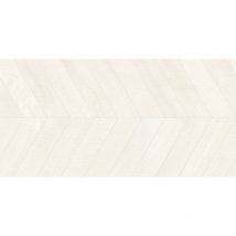 Carrelage Sol / Mur Effet Bois Design Chevron 60x120 Cm Artwood Chevron White(vendu Par Boite De 1.44m2) - Bricoman