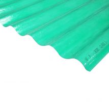 Plaque Polyester Ondulée (po 76/18) L : - 2.5m L : - 90cm - Bricoman