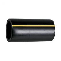 Tuyau Sr-hd Pe 100 N-f Bande Jaune Gaz 10bar-ø32x3,0-50,00ml - Bricoman