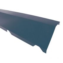 Faitière Crantée Mur Bac Acier 1045 - L 2100mm - Bleu Ardoise 5008, H 170mm, L 160mm - Bricoman