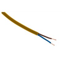 Câble Électrique H03vvh2-f 2x0,75mm² Or - 5m - Zenitech - Bricoman