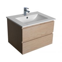Meuble Simple Vasque 60cm Sorrento + Vasque - Bricoman