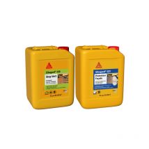 Pack Traitement Et Protection Sika - Sikagard-120 Stop Vert 5l - Sikagard-221 Protecteur Facade 5l - Bricoman