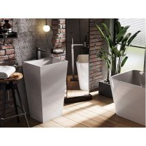 Vasque Sur Pieds Blanc Mat Vera - Bricoman