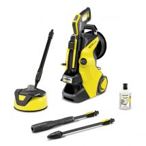 Nettoyeur Haute Pression Karcher K 5 Premium Power Control Flex Home - 145 Bars - 500 L/h - Tambour Enrouleur - Brosse Terrasse - Bricoman