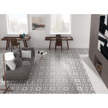 Carrelage Carreaux De Ciment Cassis Gris 25x25 Cm - Bricoman