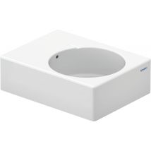 Duravit Scola Lavabo, 615x460mm, Avec Trop-plein, 1 Trou De Robinetterie Prépercé, Position Du Bassin À Droite, 0685600000, Farbe: Blanc - Bricoman