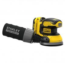 V20 Ponceuse Excentrique - Lithium 18v - Batterie 2ah Stanley Fatmax - Sfmcw220d1s-qw - Bricoman