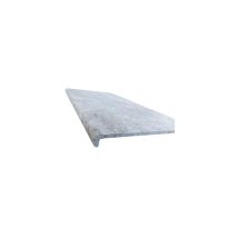 Margelle De Piscine Travertin Silver Mix 1er Choix 61x33x1.2-3 Cm Avec Talon Arrondi - Bricoman