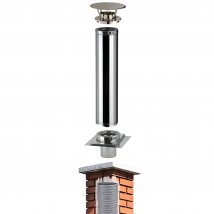 Kit Réhausse Conduit Isolé Pour Conduit Maçonné Therminox Poujoulat Diamètre 150 - Bricoman