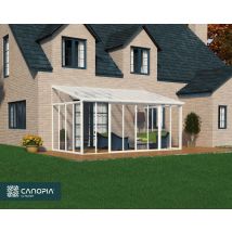 Canopia Véranda Sanremo Blanc 556 X 300 - Bricoman