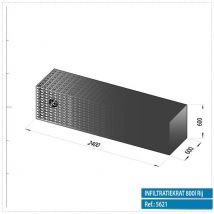 Caisse D'Infiltration Des Eaux De Pluie Emballé 800l/geotextile Sg29/29+aansl - Tecnomat